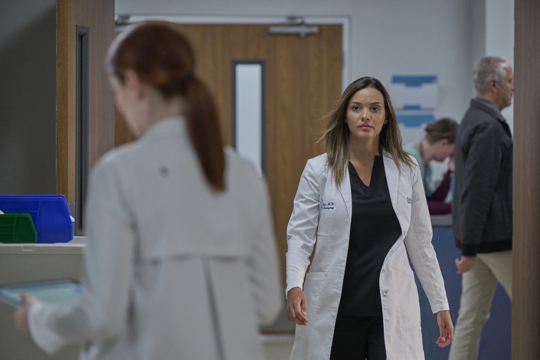 THE RESIDENT: Jessica Lucas in the “All In” winter premiere episode of THE RESIDENT airing Tuesday, Jan 3 (8:00-9:02 PM ET/PT) on FOX. ©2022 Fox Media LLC. CR: Tom Griscom/FOX