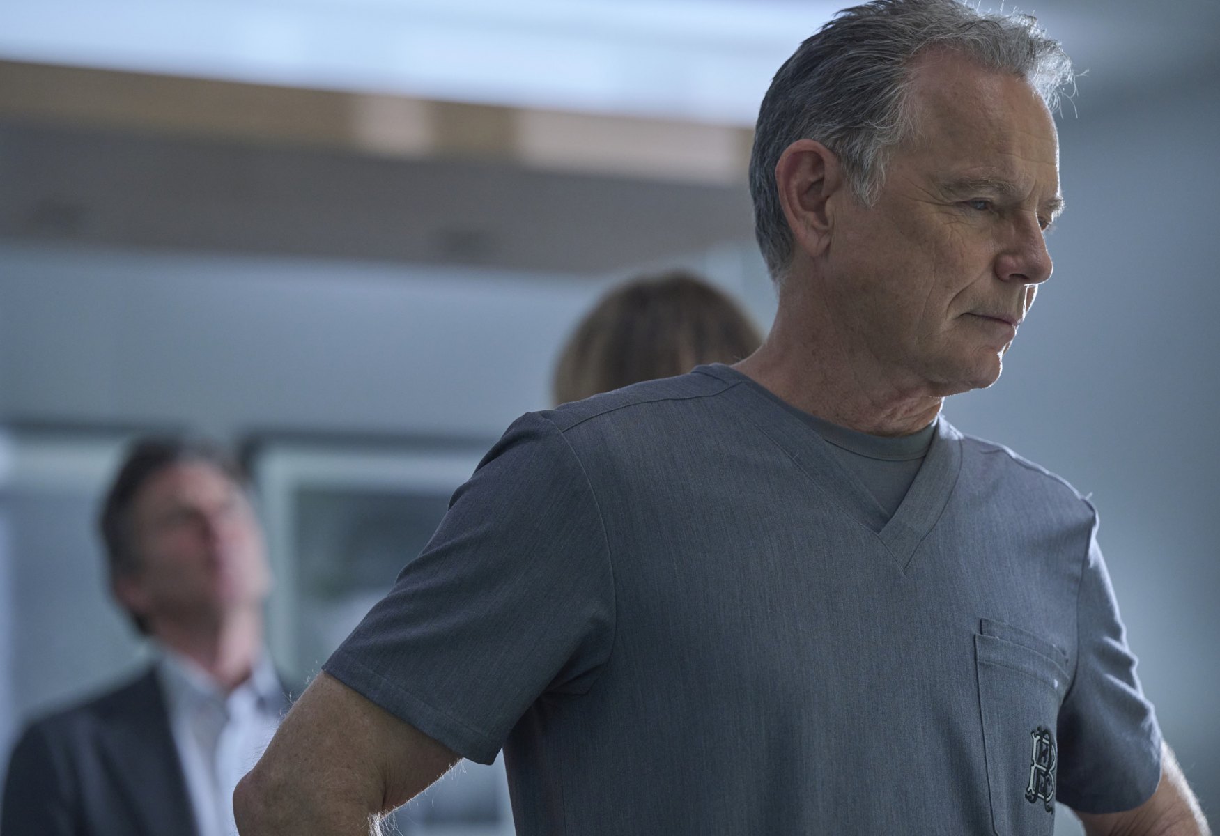 THE RESIDENT: Bruce Greenwood in the "All Hands on Deck" season finale episode of THE RESIDENT airing Tuesday, Jan. 17 (8:00-9:00 PM ET/PT) on FOX. ©2022 Fox Media LLC. CR: Tom Griscom/FOX